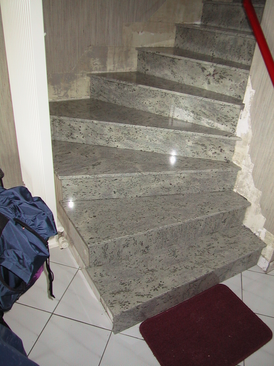 escalier interieur en granit
