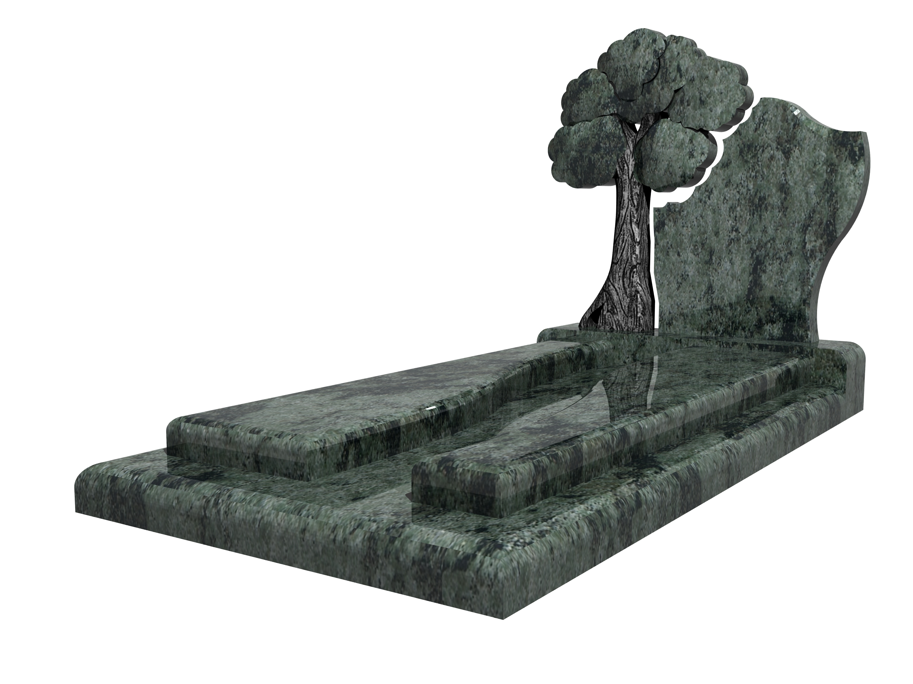 stèle funeraire forme arbre