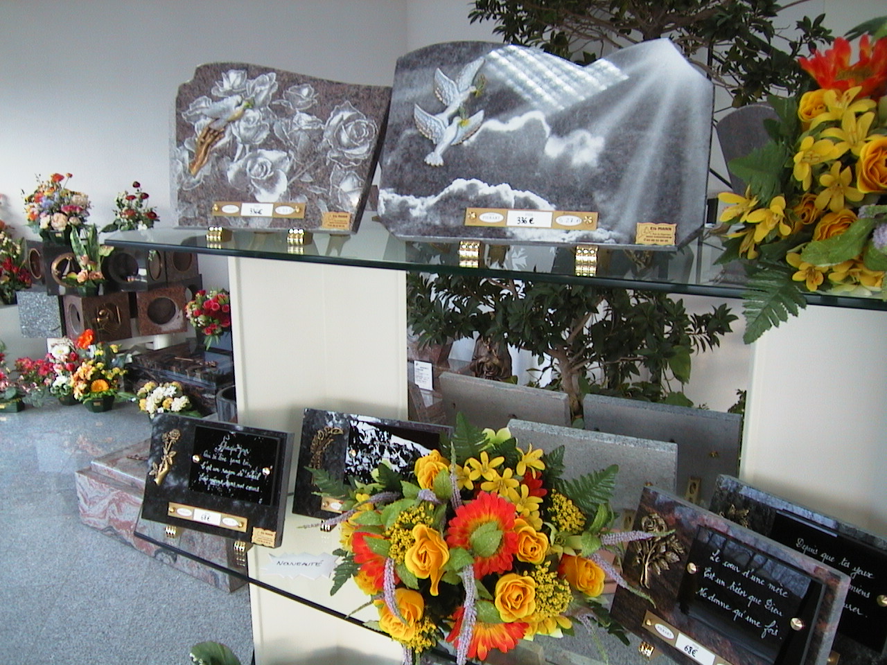 Fleurs tombales