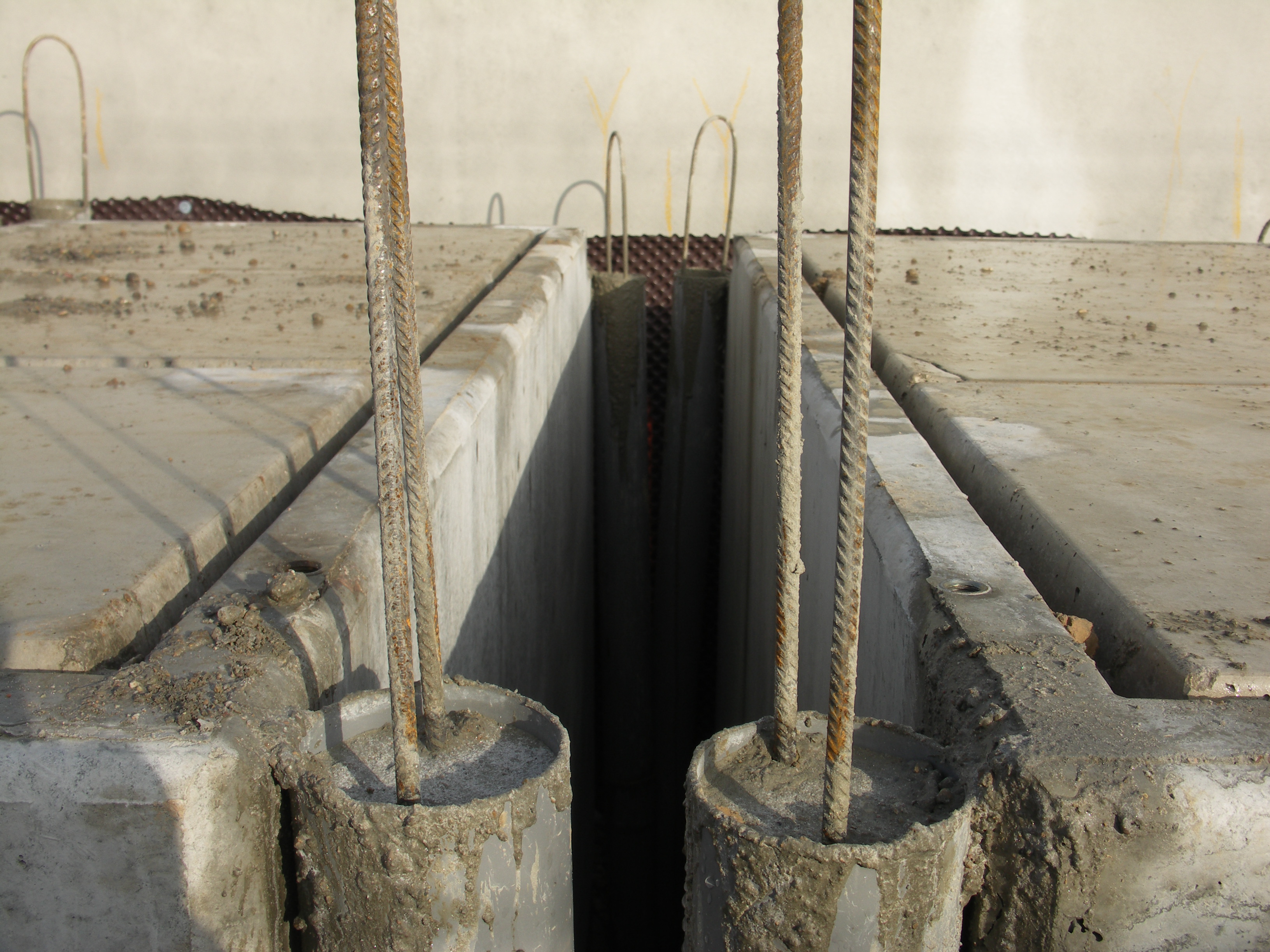 fondations béton armé caveaux funéraire