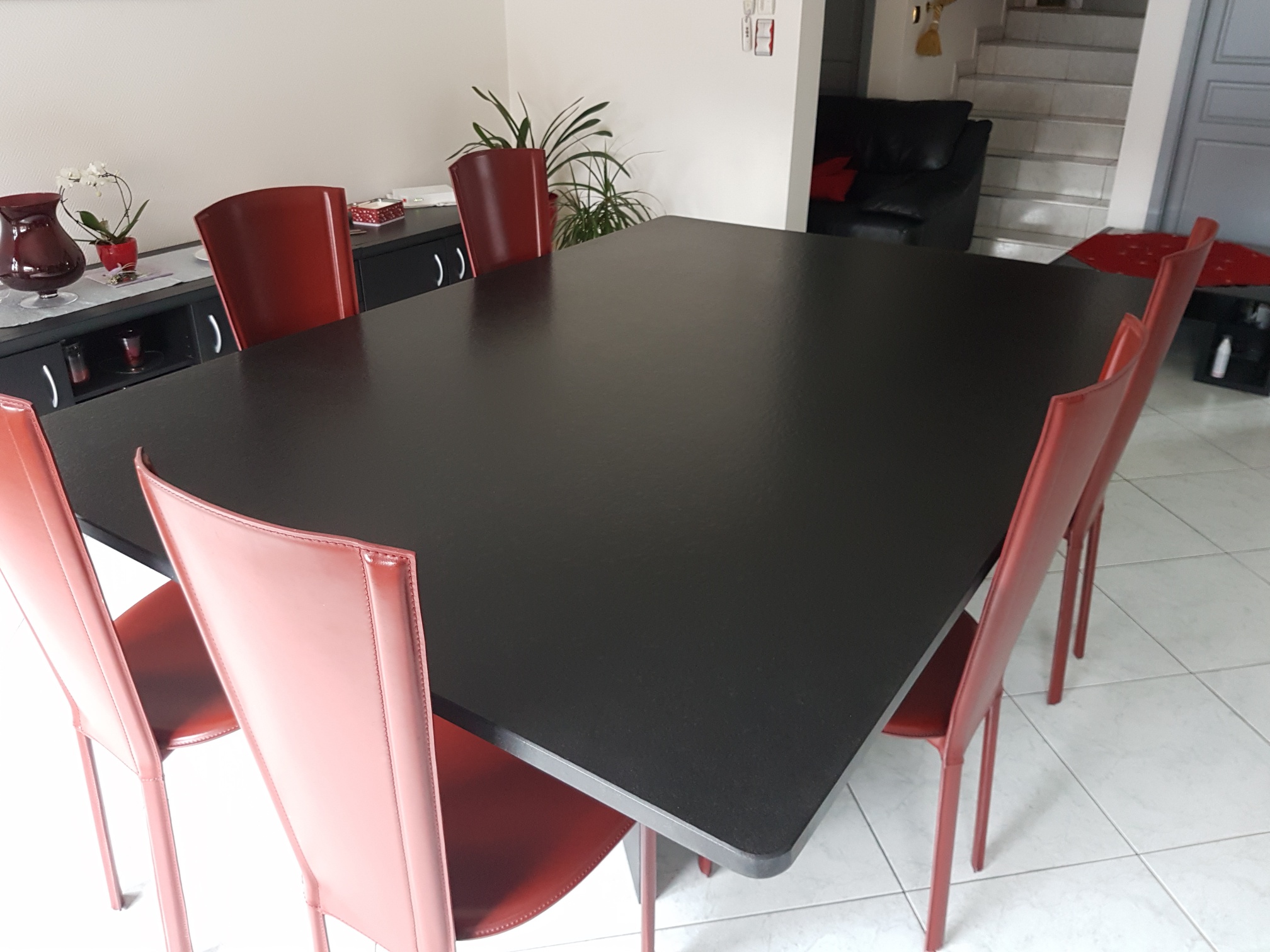 Table en granit pied en granit