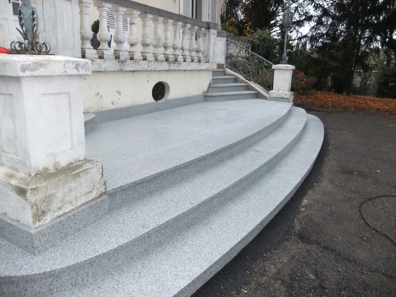 double escalier granit alsace